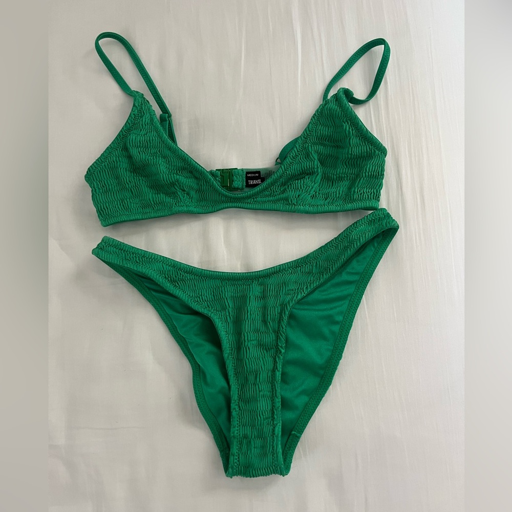 Triangl Green Bikini Set